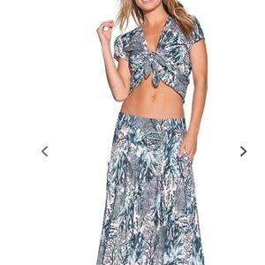 Maaji Top and long Skirt. Size S